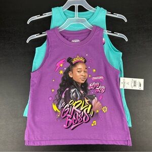 Nickelodeon That Girl Lay Lay Tank Top Girls XS (4-5)  Lot Of 2